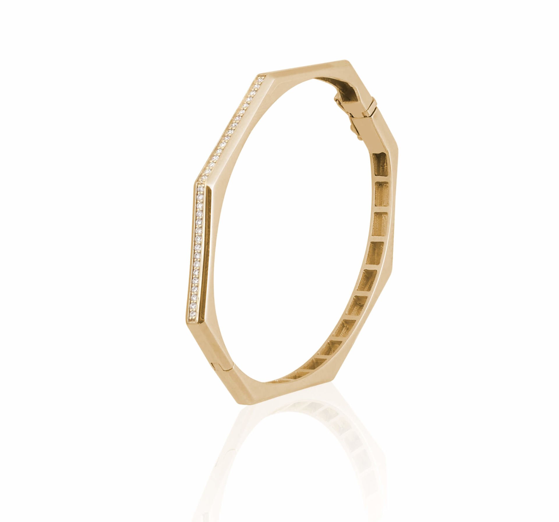 Amelie İnce Bileklik - 3 Sıra Pırlantalı